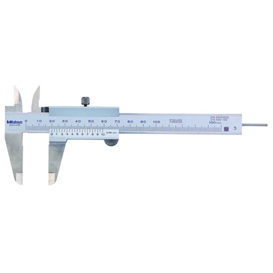 MITUTOYO 530100 METRIC Vernier Caliper 0100mm Graduation 0.05mm
