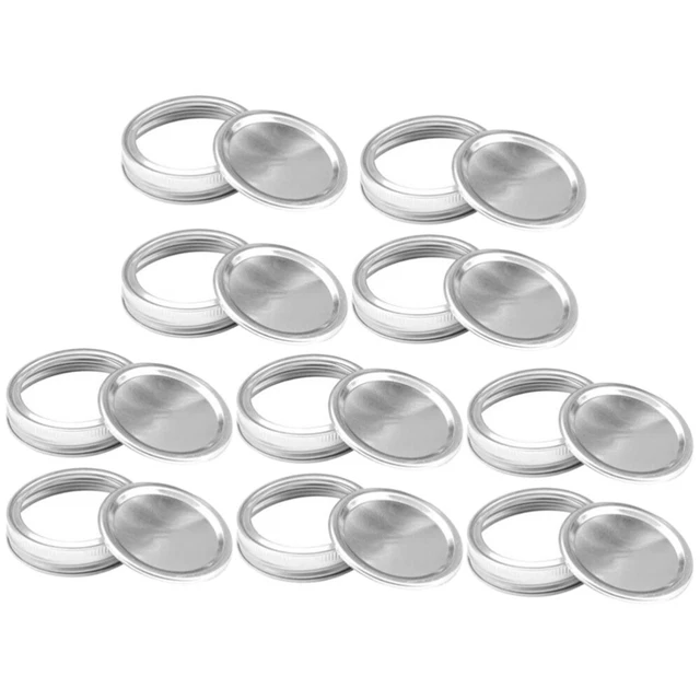 Couvercles et anneaux de mise en conserve large bouche pour