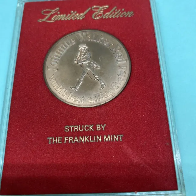 Vintage 1971 Johnny Walker Red Coin Franklin Mint