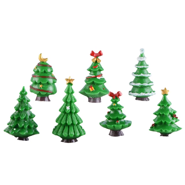 7 PCS Desktop Micro Resin Ornament Bonsai Decor Tool Adornment
