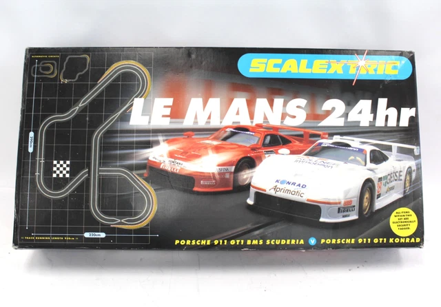 Porsche 911 GT1 Le Mans Mirrors Blue - Action Slot Racing