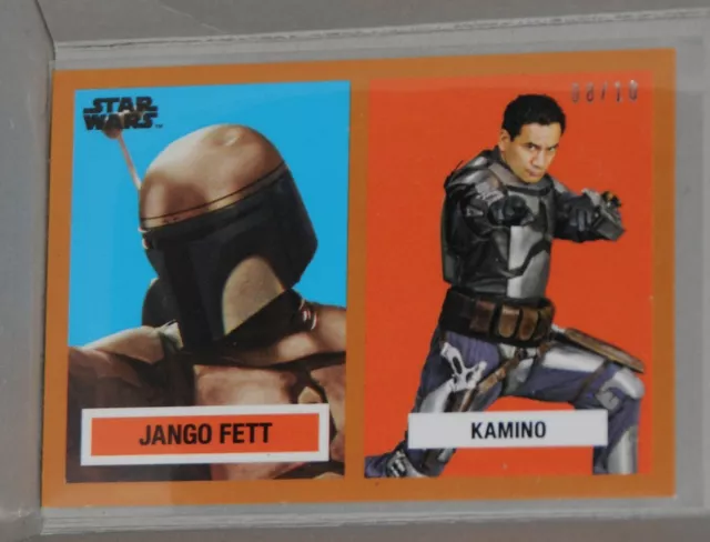 2023 Topps Star Wars Throwback Thursday Bronze variation 8/10 Jango Fett