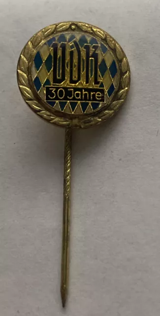 30^ Anniversary Years VDK Bayern AS - IV-04 Golden Pin Badge PIN badge