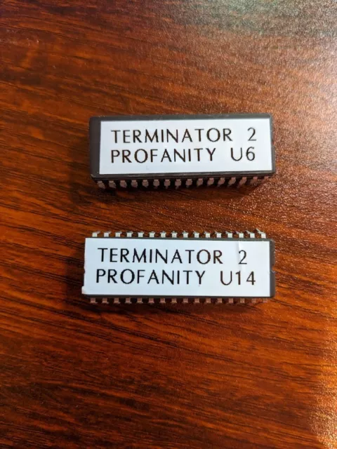 Terminator 2 T2 Profanity Nasty eproms update your pin! FOR HOME USE ONLY!