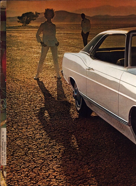 1968 Print Ad . 1969 Ford/ Life Magazine Cover Sep 27 1968 Approx. 14x10 B#2