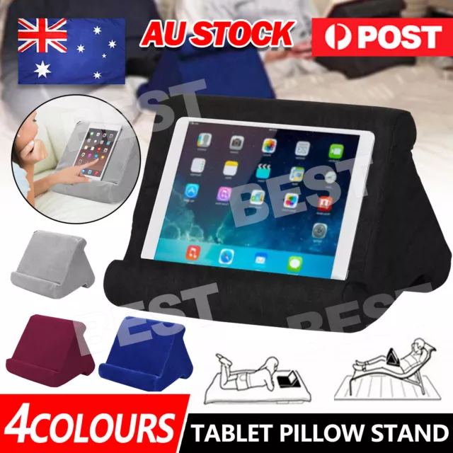 Au Tablet Pillow Stands For iPad Book Reader Holder Rest Laps Reading Cushion