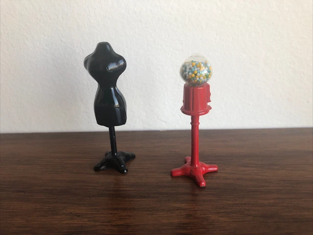 Lot of 2~Miniatures~Dollhouse~Dressmaking Form, Bubblegum Machine