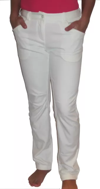 Nike Golf Premium Nouveauté Pantalon [ Gr. 10/42/XL ] Femmes Blanc Neuf & Ovp