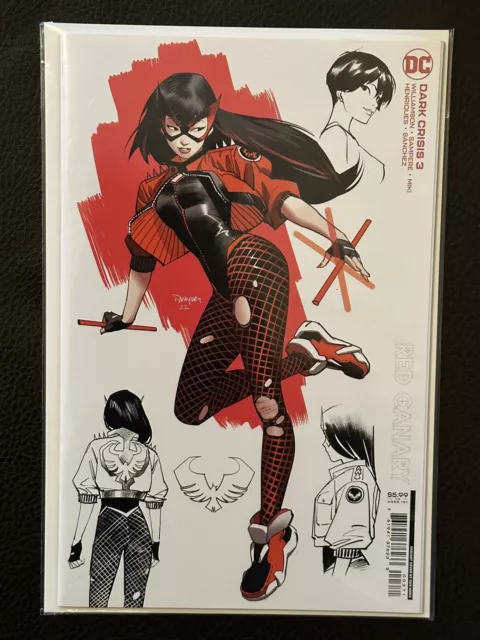 🔥DARK CRISIS #3 “DESIGN” variant - 1st RED CANARY cover - DC 2022 NM🔥