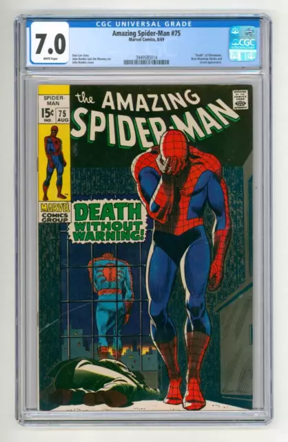 Amazing Spider-Man #75 CGC 7.0 F-VF weiße Seiten