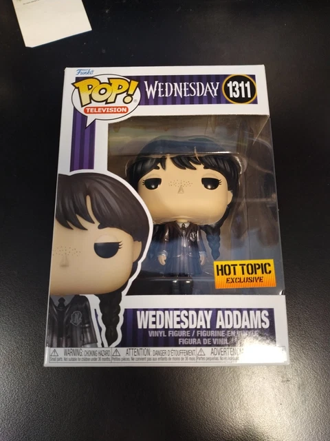 JJ Funko The Addams Family - Wednesday Addams (Metallic) Hot Topic w/ Protector
