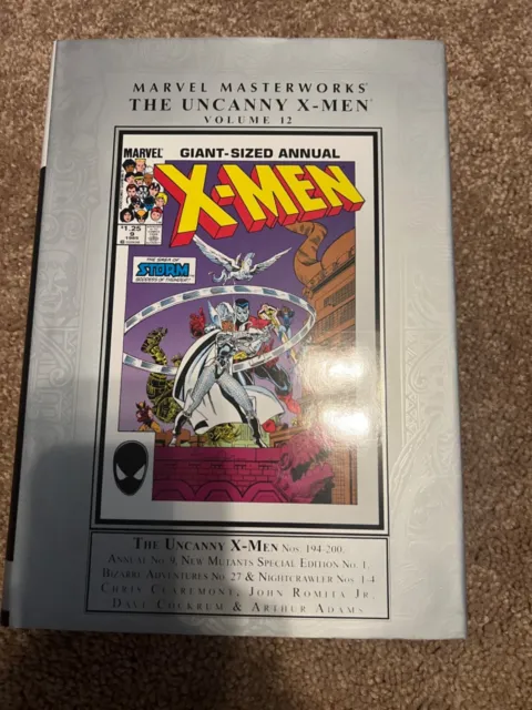 Marvel Masterworks Uncanny X-Men Vol 12 HC Claremont, Used Read Once