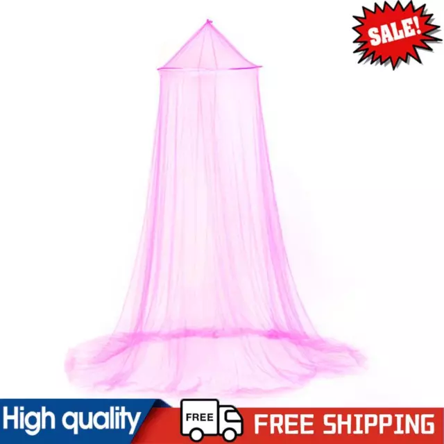 Children Bed Canopy Hanging Mosquito Net Princess Dome Bed Tent (Pink)