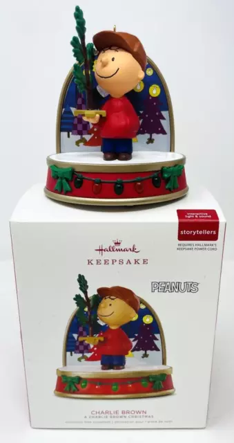 Hallmark Keepsake Charlie Brown Christmas Storytellers Peanuts 2018 Ornament