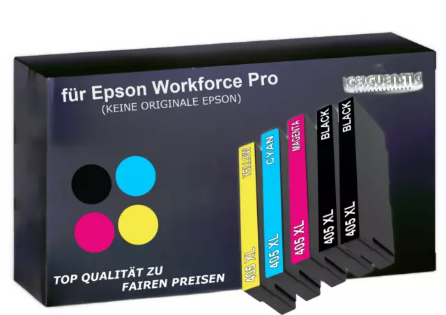 5XL Patronen passend für Epson 405XL WorkForce Pro WF 3820 3825 3830 4820 4825