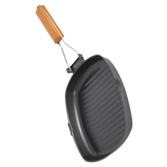 Grillpfanne Tragbare Steakpfanne Faltbare Backform Anti-Verbrühungs-Bratpfanne
