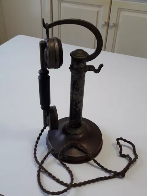 Ancien Telephone A Colonne Societe Industrielle Des Telephones Vers 1900