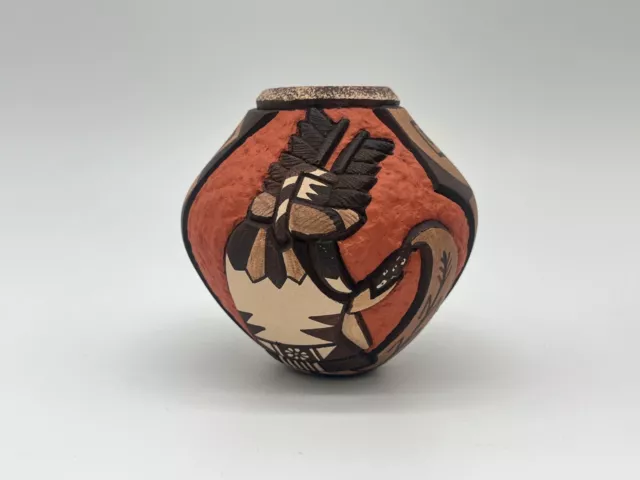 Native American Hopi Pottery vase Carla Nampeyo Native American Hopi Pottery vase Carla Nampeyo