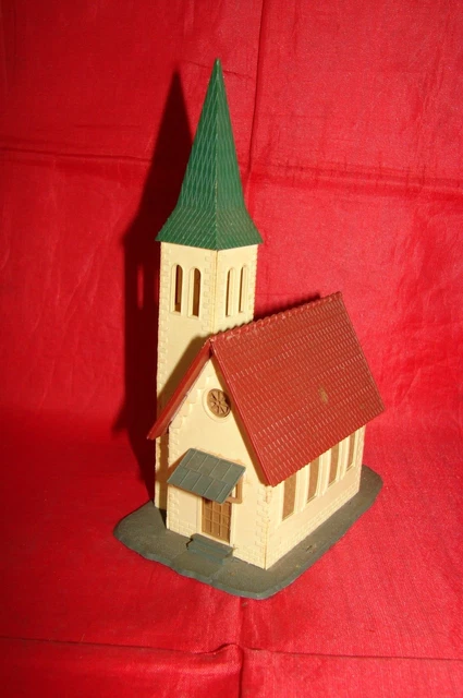 VIILAGE DE FRANCE HO MAQUETTE EGLISE TRAIN ELECTRIQUE N° 12
