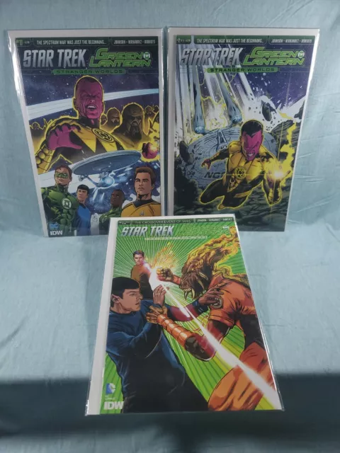 Star Trek Green Lantern Vol 2 Stranger Worlds #1 2 3 Nm