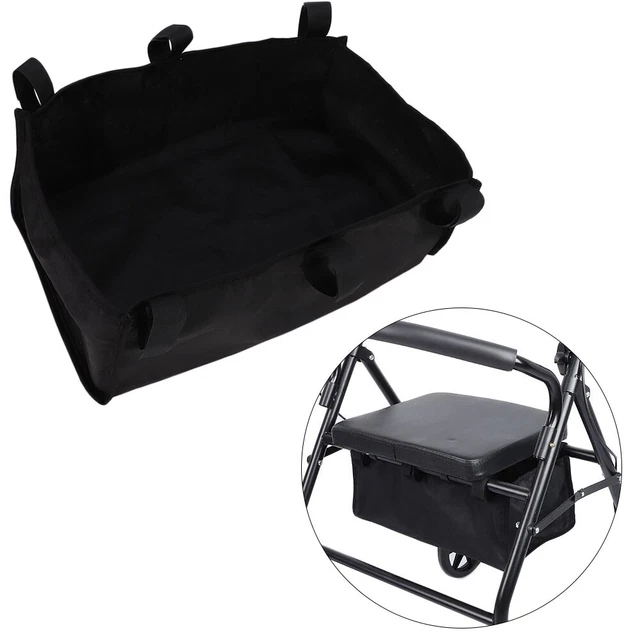 Borsa a rotelle sottosella Tote quattro ruote Rollator Walker Organizer Cesto Medico