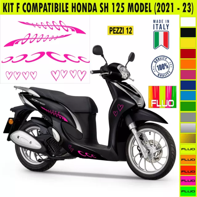 Grafica adesivi decal compatibili con HONDA SH125 SH 125 -KIT G vari colori 2090