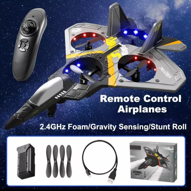 Stunt Roll Remote Control Plane 2.4GHz Foam Spinning Drone  Face