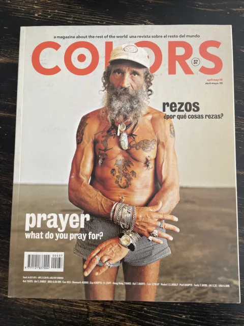 COLORS Magazine N. 37; Prayer / Rezos; English And Spanish; April-May 2000