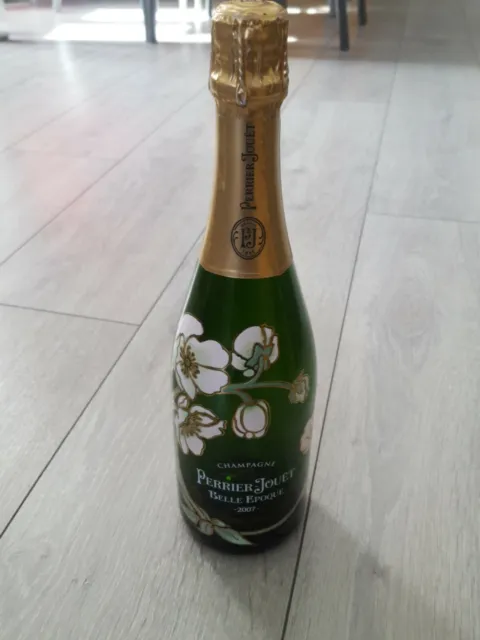 Perrier Jouet Bouteille Champagne Emaillee Belle Epoque 2007 Collector Factice