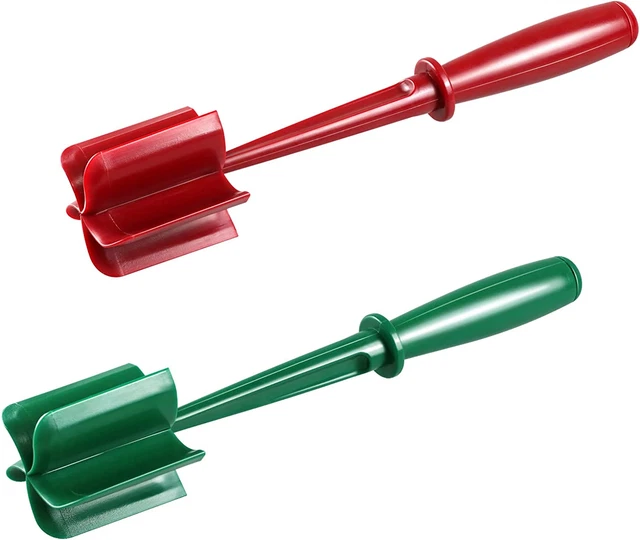 2 Pack Multifunctional Meat Masher ，Hamburger Chopper, Potato Masher,Ground Beef