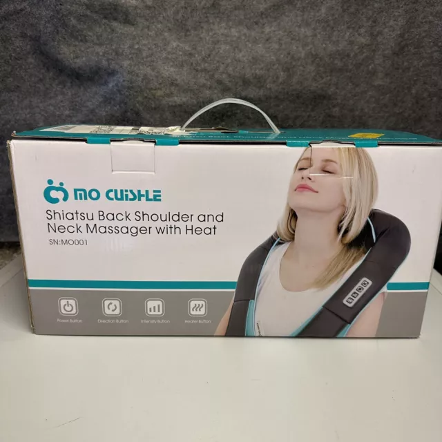 Mo Cuishle Shiatsu Heated Neck and Back Massager Pillow MO-D010