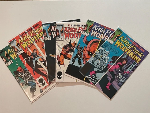 KITTY PRYDE & WOLVERINE 1-6 Complete Mini Series 1984 MARVEL COMICS