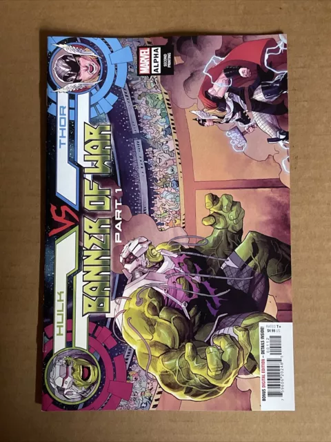 Hulk Vs Thor Banner Of War Alpha 2Nd Print Variant Marvel Comics (2022)