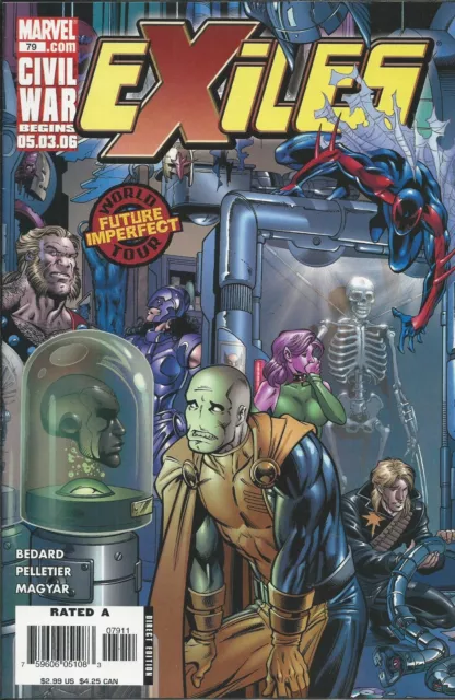 Exiles Comic 79 Cover A First Print 2006 Tony Bedard Paul Pelletier Magyar