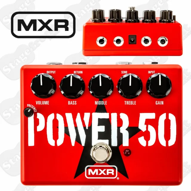 Mxr Tbm1 Tom Morello Power 50 Overdrive Effects Pedal *Genuine*
