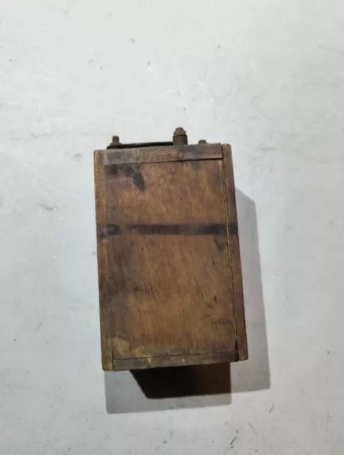 Vintage Ford Model T Wood Battery Ignition Coil Box Ford script untested