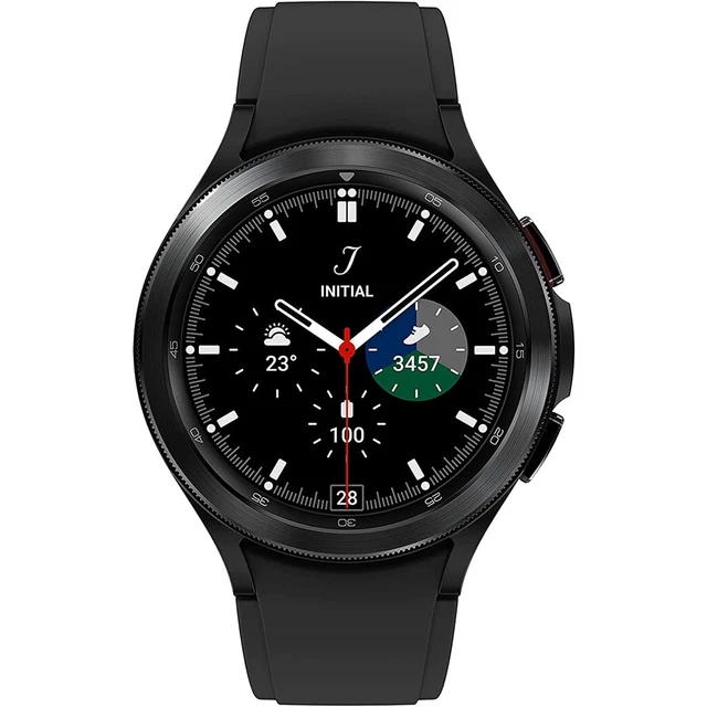 Samsung Galaxy Watch 4 Classic 46mm schwarz Android Smartwatch wie neu