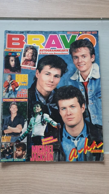 Bravo 18 von 1988 komplettes Heft mit allen Extras Autogrammkarte Jennifer Grey