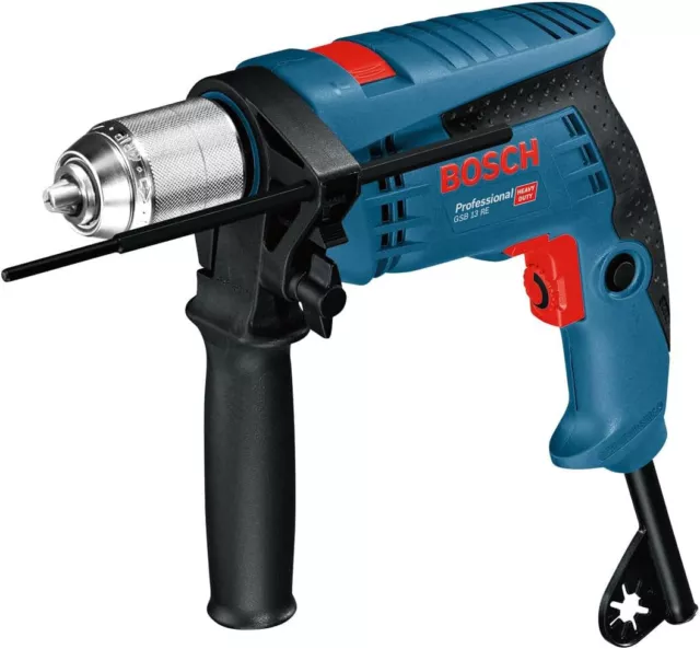 Bosch Professional Trapano con Percussione GSB 13 RE mandrino autoserrante 600W