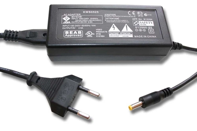 Vhbw 220V Bloc d'alimentation, chargeur pour caméra Panasonic SDR-S26PC