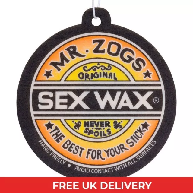 Mr Zogs Genuine - Sex Wax Coconut Car / Van Air Freshener Fragrance