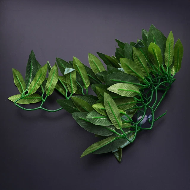Niniang 9 Pezzi Artificiali Felci Appese Piante Vite Falsa Edera Boston Felce Pianta Appeso Esterna Resistente ai UV Piante di Plastica (Verde