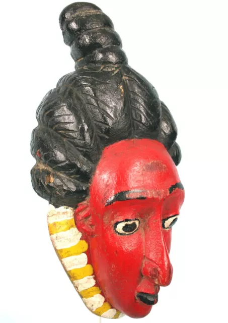 Art African - Antique Passport Mask Gouro - Old - 28 CMS