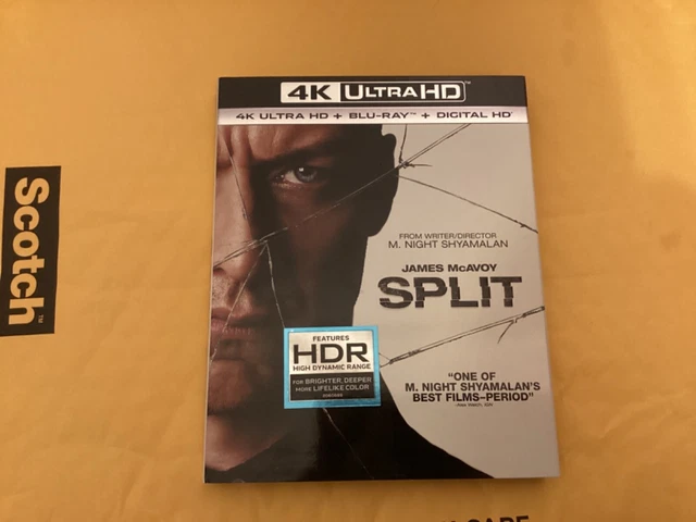 SPLIT 4K ULTRA HD/ Blu Ray No Digital with slipcover 2016 $49.99 - PicClick