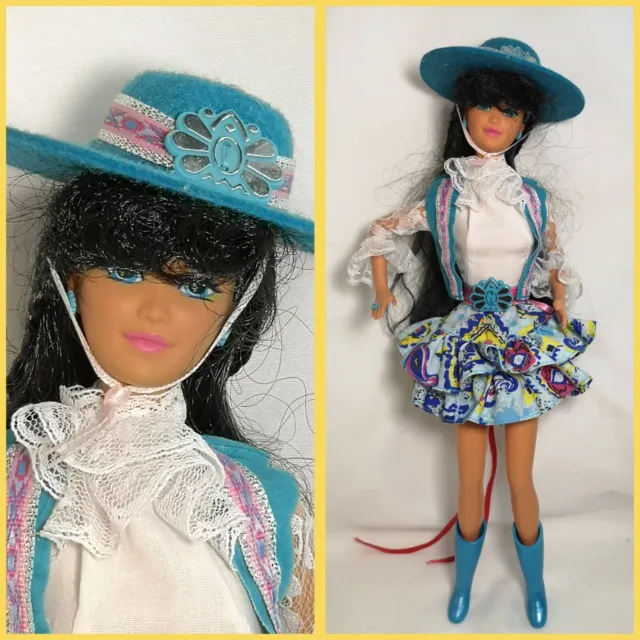 Western Fun Nia Barbie Doll Vintage 1989 9933