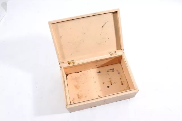 Antiguo Caja de Madera con Tapa Estuche Arcón Antiguo Vintage Caja Madera