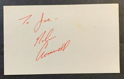 Nfl Football Player 3X5 Card Hand Signed Nolan Cromwell W/Coa Jsa Available Rf