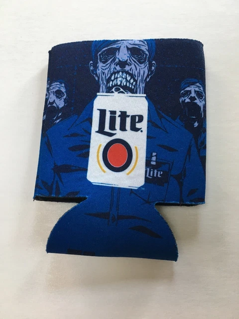 MILLER LITE Beer Zombie Art Beer Koozie