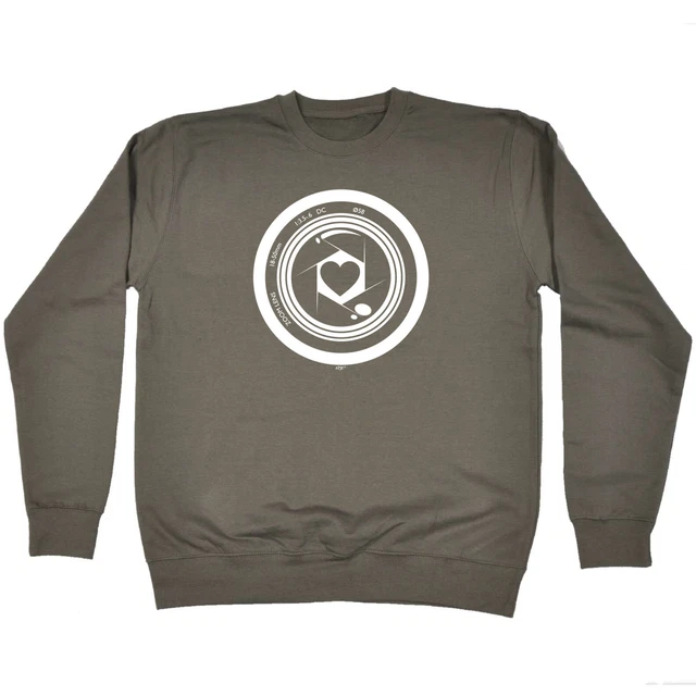 Photography Heart - Mens Womens Novelty Funny Top Sweatshirts Jumper Sweatshirt