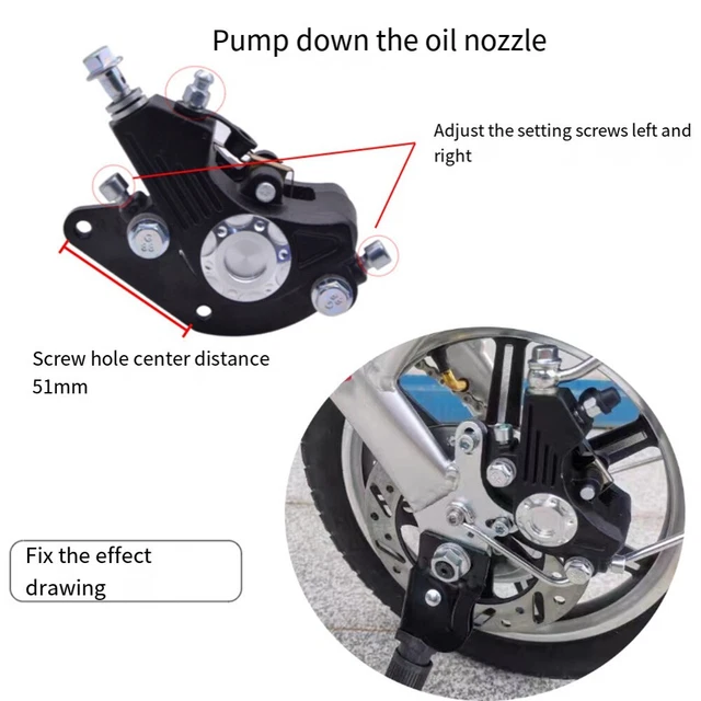 ÉTRIER DE FREIN à disque hydraulique pour vélos électriques